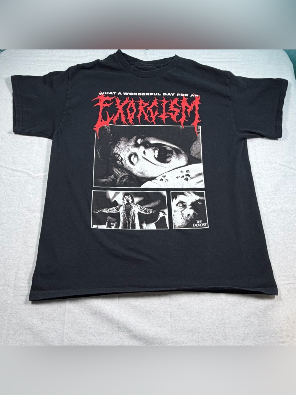 Ripple Junction The Exorcist Movie Quote Graphic T-Shirt Black Size Large L